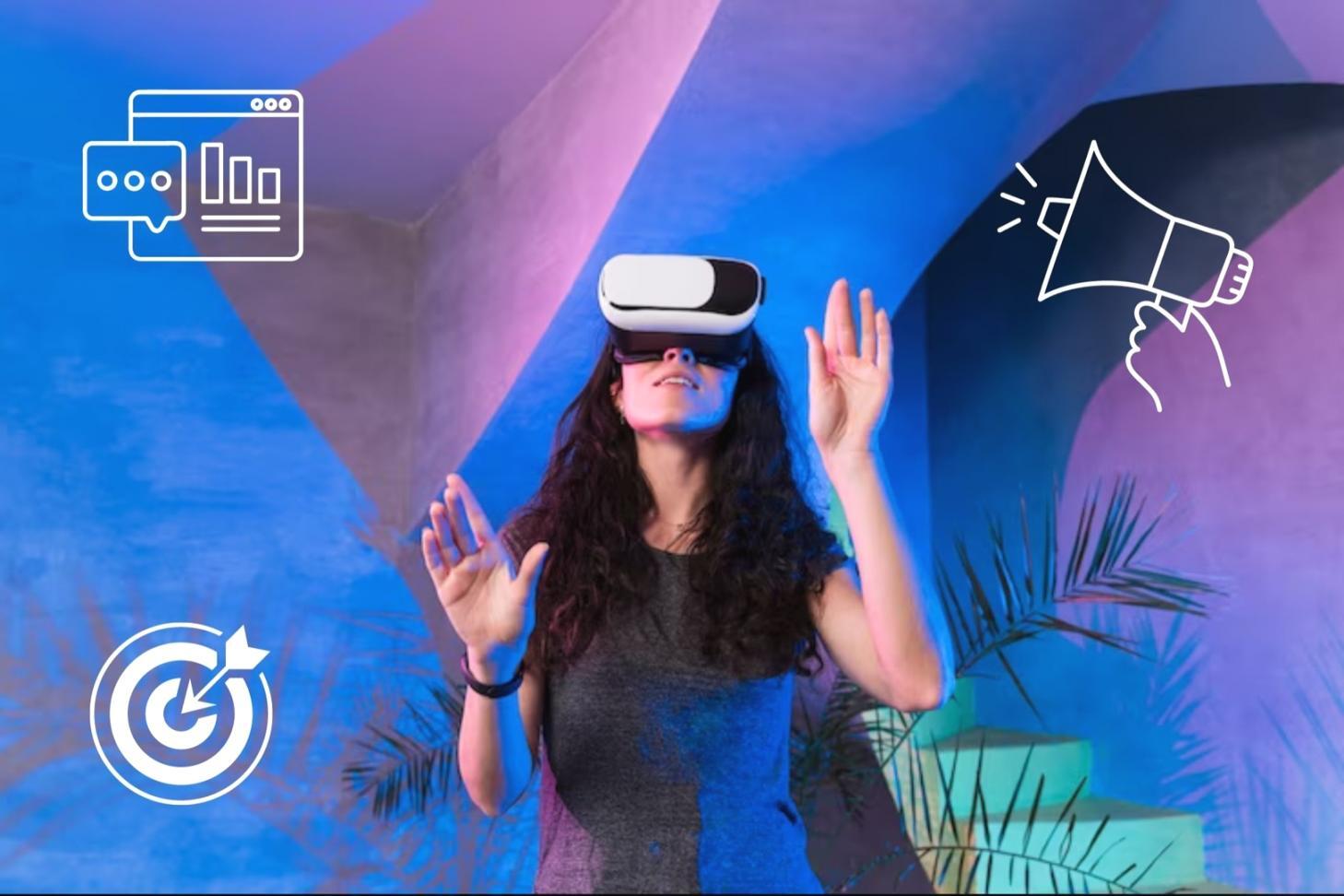 Equipe trabalhando em projetos de realidade aumentada