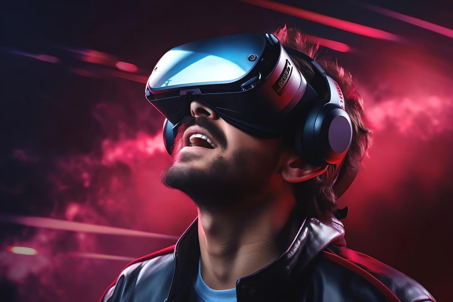 Estudante desenvolvendo aplicação AR em dispositivo móvel